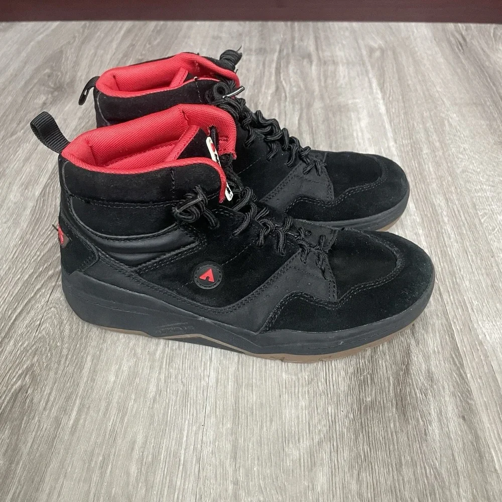 Airwalk Vortex Boys Skateboard Shoes Black  Size 2‎ Youth